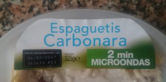 Espaguetis Carbonara Mercadona