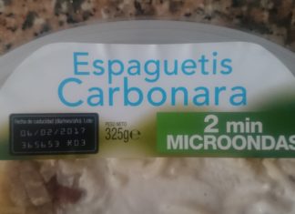 Espaguetis Carbonara Mercadona