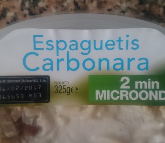 Espaguetis Carbonara Mercadona