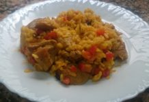 Receta de Arroz con pavo