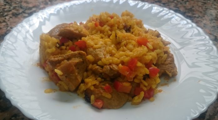 Receta de Arroz con pavo