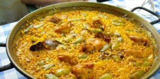 Receta de paella valenciana de pollo