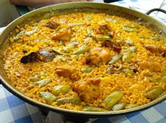 Receta de paella valenciana de pollo